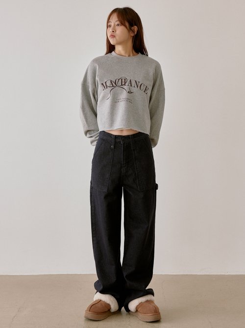 Machance crop mtm (gray)