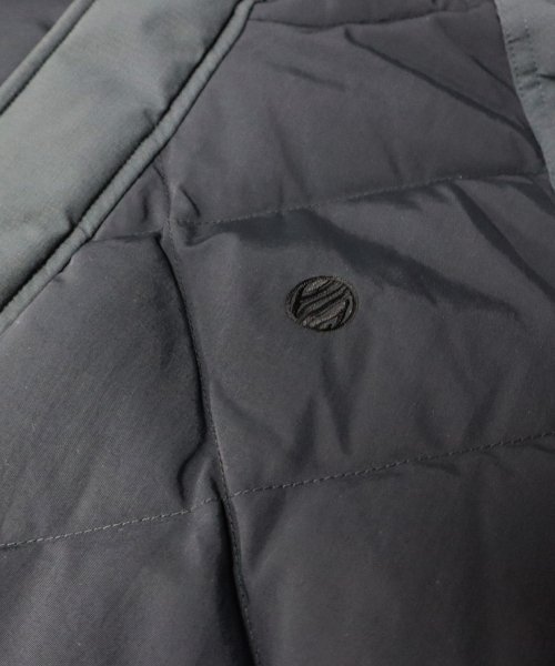 Пуховик из нейлона Cordura с капюшоном - Charcoal