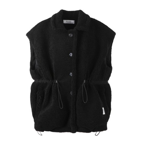 Over Sized Shearing Vest_RQVAW23534BKX