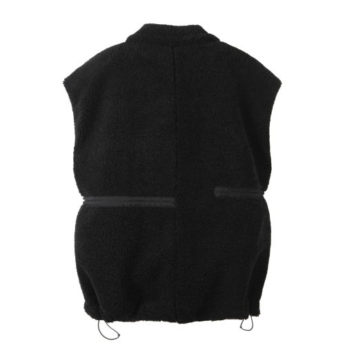 Over Sized Shearing Vest_RQVAW23534BKX