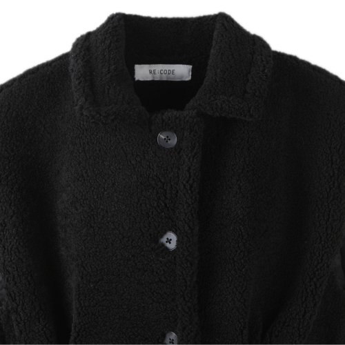 Over Sized Shearing Vest_RQVAW23534BKX