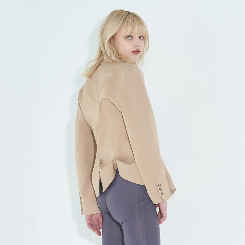 DOZI - Pinched Tailored Jacket _ Beige