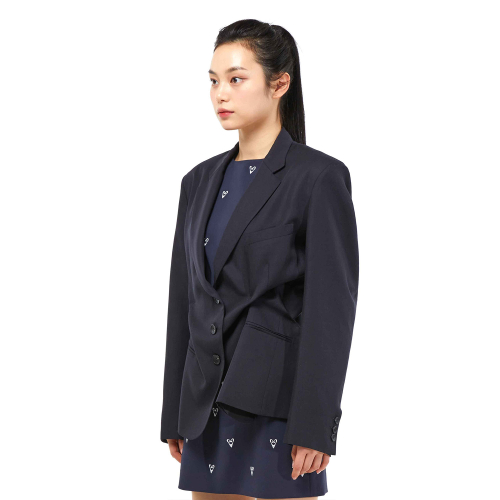 DOZI - Pinched Tailored Jacket _ Navy