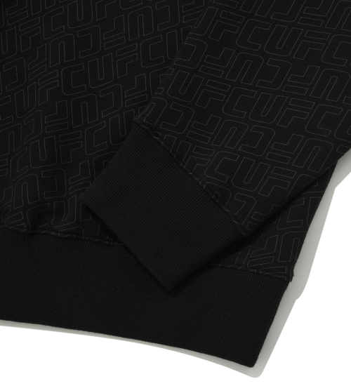 Свитшот UFC свободного кроя с монограммой Black U2SWU3305BK