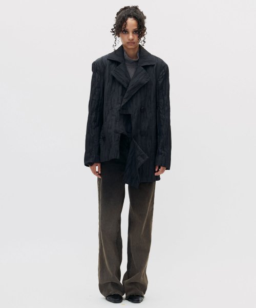 CROSSOVER MANNISH JACKET BLACK