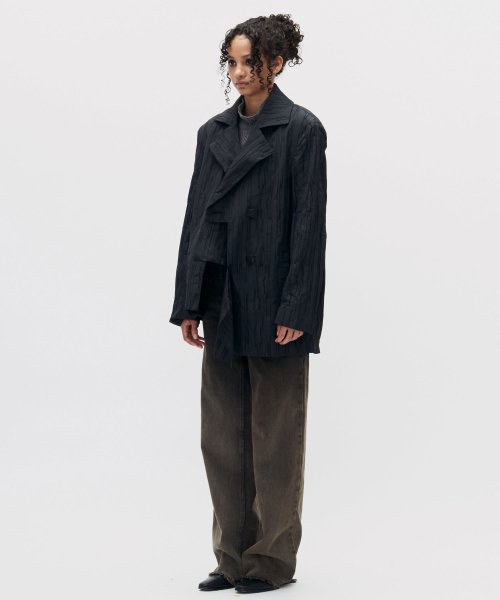 CROSSOVER MANNISH JACKET BLACK