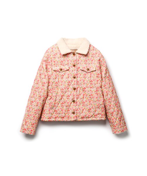 Flower Quilted Corduroy Napping Jacket (2colors)