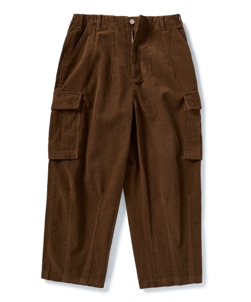 Вельветовые брюки карго MPT116 [BROWN]