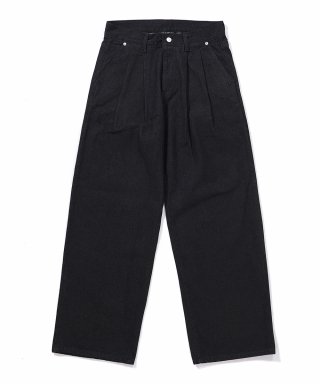 GAKKAI UNIONS ベーシックワイドデニムパンツ ブラック | 近くのユニオンズ 画像 2