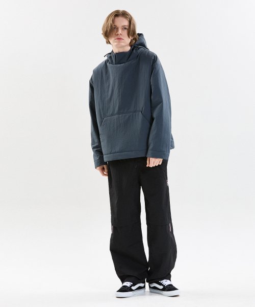 Puffer slate hoodie