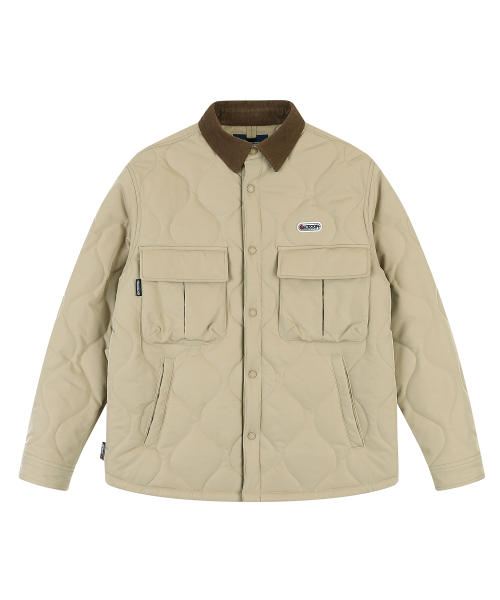 Стеганая куртка-рубашка HUG POCKET QUILTED SHIRT JK