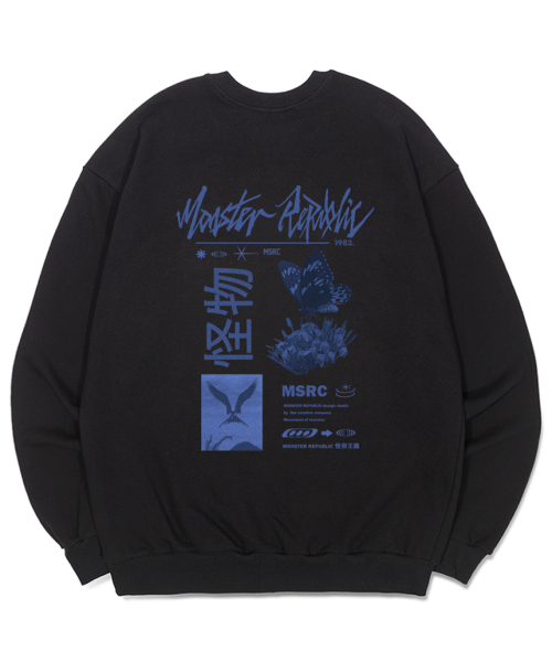 Fly Midnight Blue свитшот Black