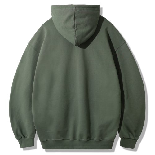 Оверсайз мини-логотип худи Khaki