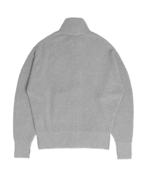 RESORT PULL ZIP UP (LIGHT GREY)