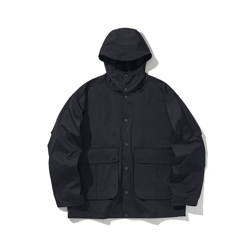 HOODED JACKET [Navy]