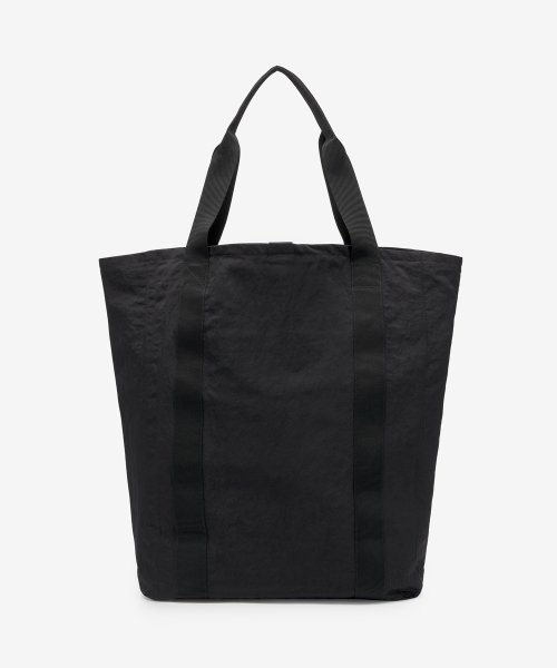 Black canvas store shopper bag