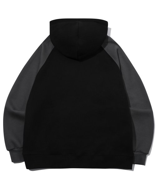 Vividness реглан худи Charcoal Black
