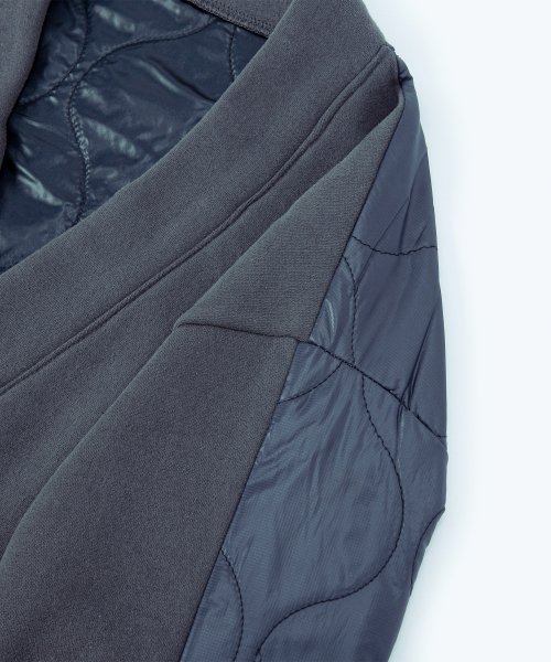 Liner cardigan (dark gray)