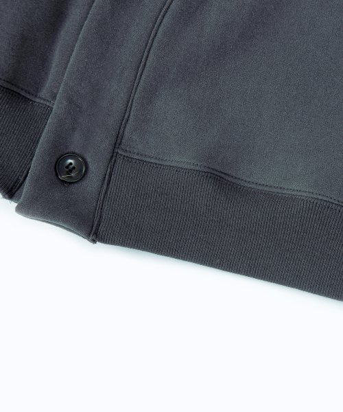Liner cardigan (dark gray)