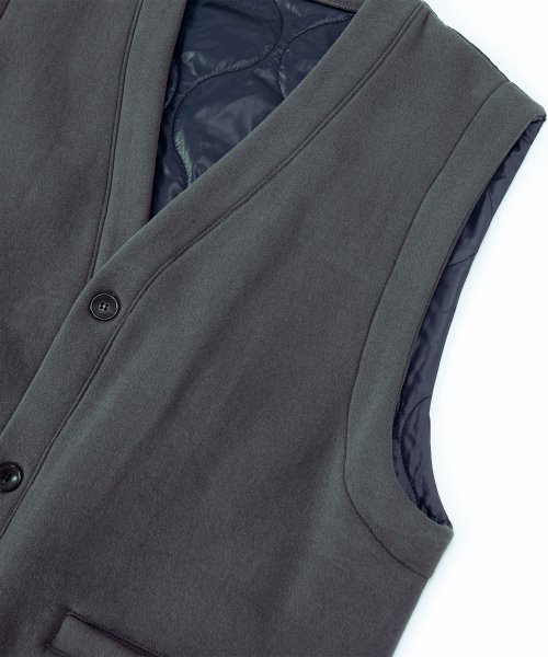 Liner vest (dark gray)