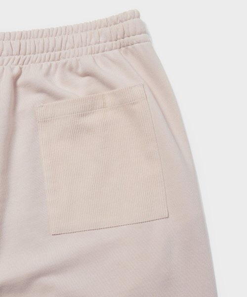 HS CIRCLE LOGO SWEATPANTS l.beige