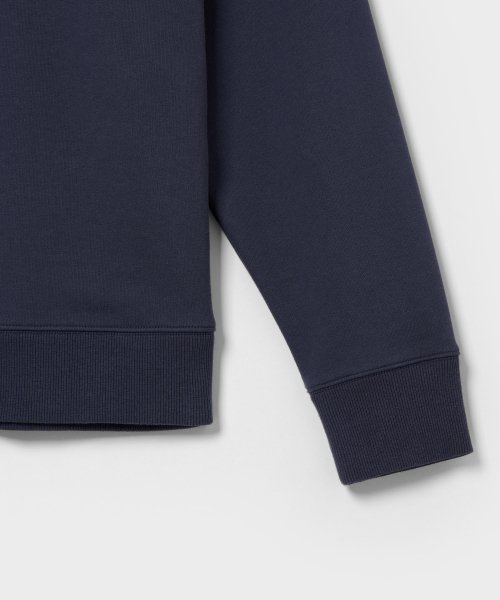 CORDUROY POCKET SWEATSHIRT d.blue