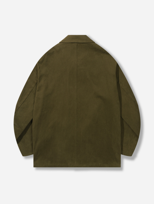 Рабочая куртка из мягкого шерстяного персика KHAKI