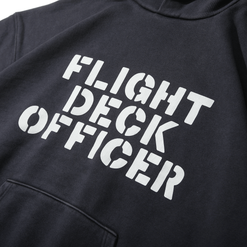 Оверсайз худи Flight Deck Officer Overdyed (Dust Gray)