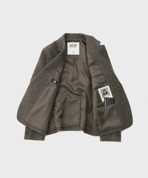 Women Legacy 2Button Jacket (Shetland-Herringbone)