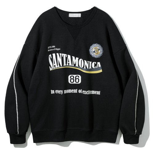 Свитшот Santa Monica BK5984_Dark Green