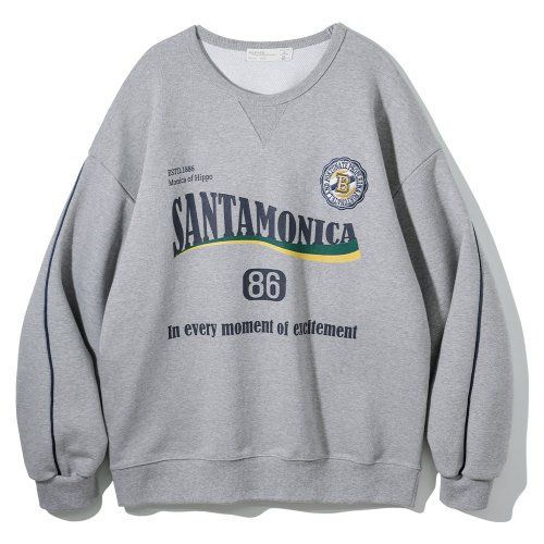 Свитшот Santa Monica BK5984_Dark Green