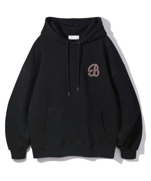 Худи с аппликацией B Symbol BK6989_Black