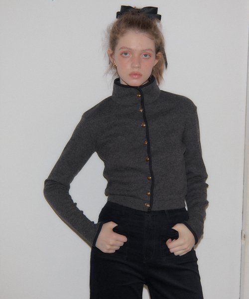 Corduroy Wide Pants_ Black