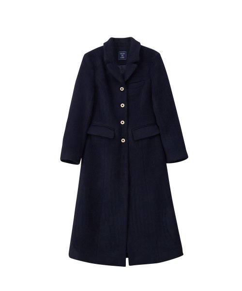 Hourglass Long Coat_ Navy