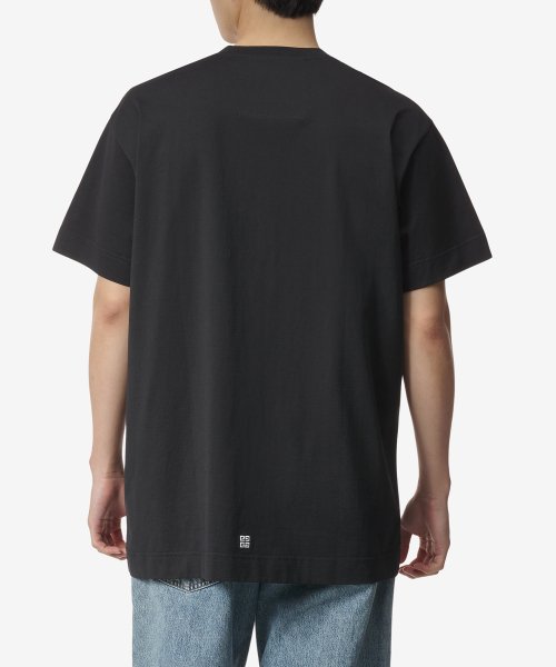 MUSINSA | GIVENCHY Oversized Logo Print Short-sleeved T