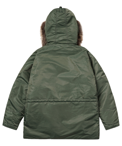 Парка N-3B Basic Real Fur / 7835952034 Sage