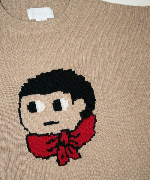 Свитер Bottari Man Face / Beige
