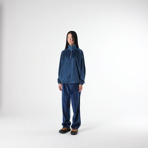 Велюровая толстовка на молнии (Blue)
