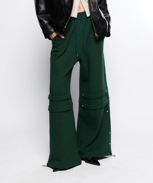 L7 LOGO SWEATPANTS(GREEN)