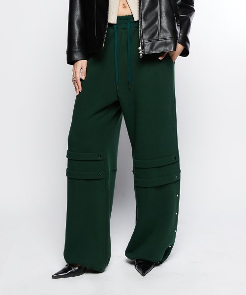 L7 LOGO SWEATPANTS(GREEN)