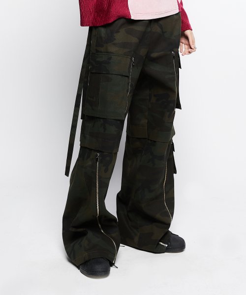 L7 WIDE POCKET PANTS(KHAKI)