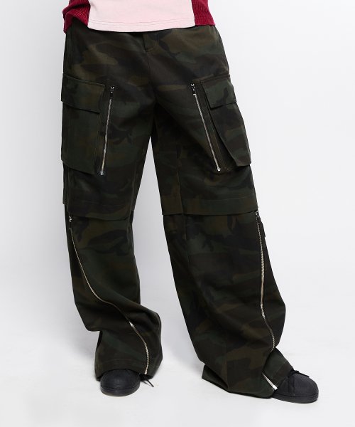 L7 WIDE POCKET PANTS(KHAKI)