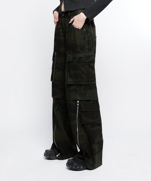 L7 WIDE POCKET PANTS(KHAKI)