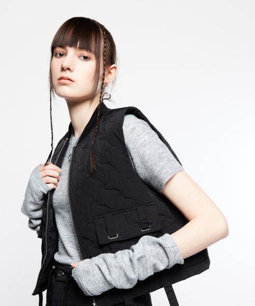 L7 QUILTING VEST(BLACK)