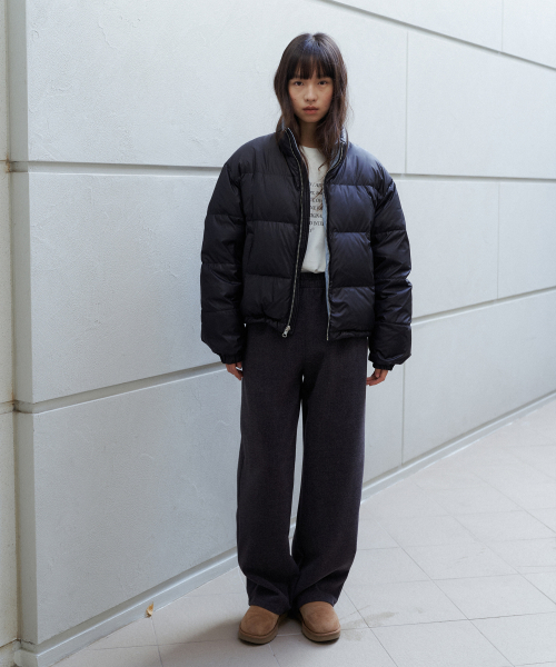 Mont banding wide pants