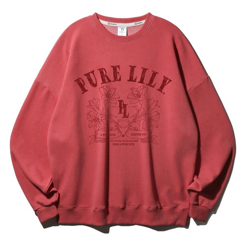 Pure Lily пигментный оверсайз свитшот MAR779 (2 Color)