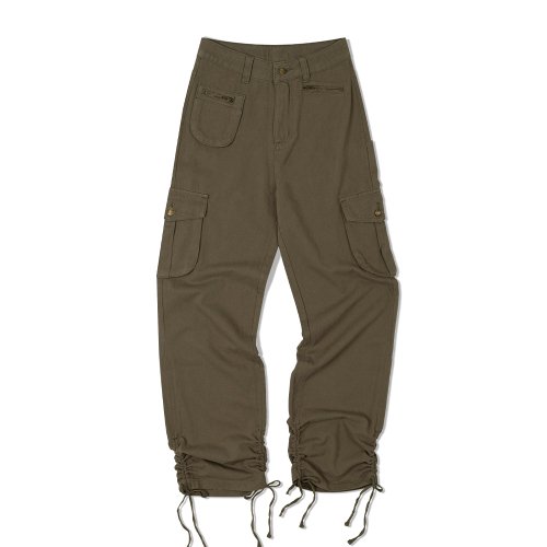 Грузовые брюки Hem Shirring Khaki