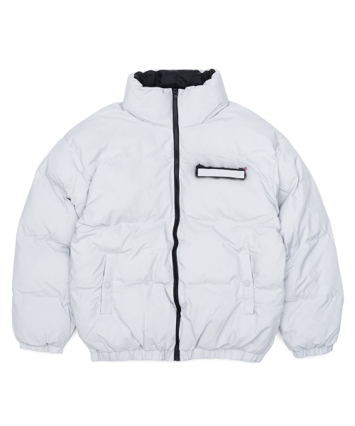 Пуховик с логотипом BBDE MT Spraid (Light Grey)