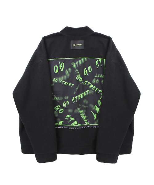 Флисовый кардиган semi overfit Black