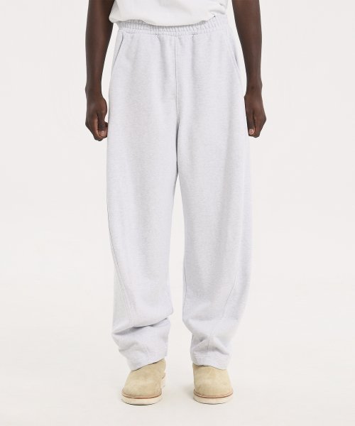 Light grey outlet baggy sweatpants